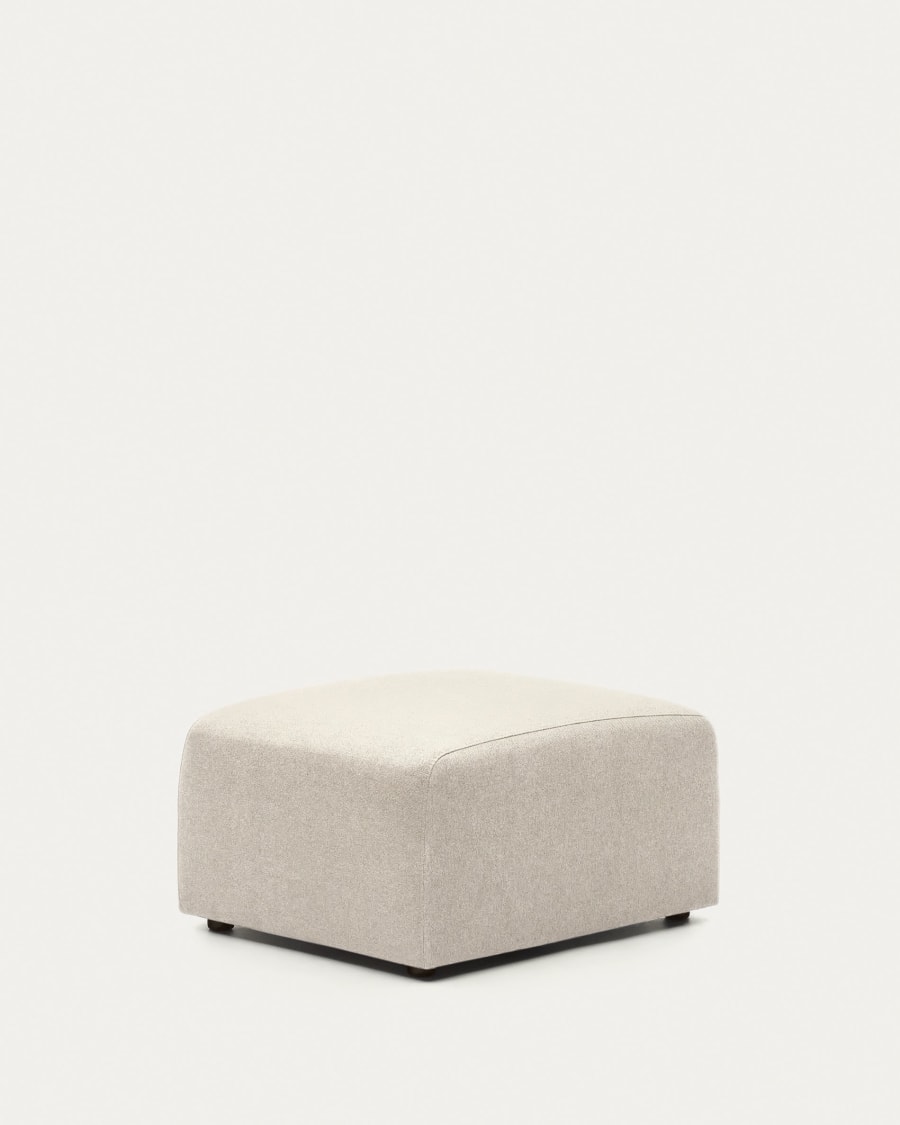 Neom footrest in beige, 75 x 64 cm FSC Mix Credit