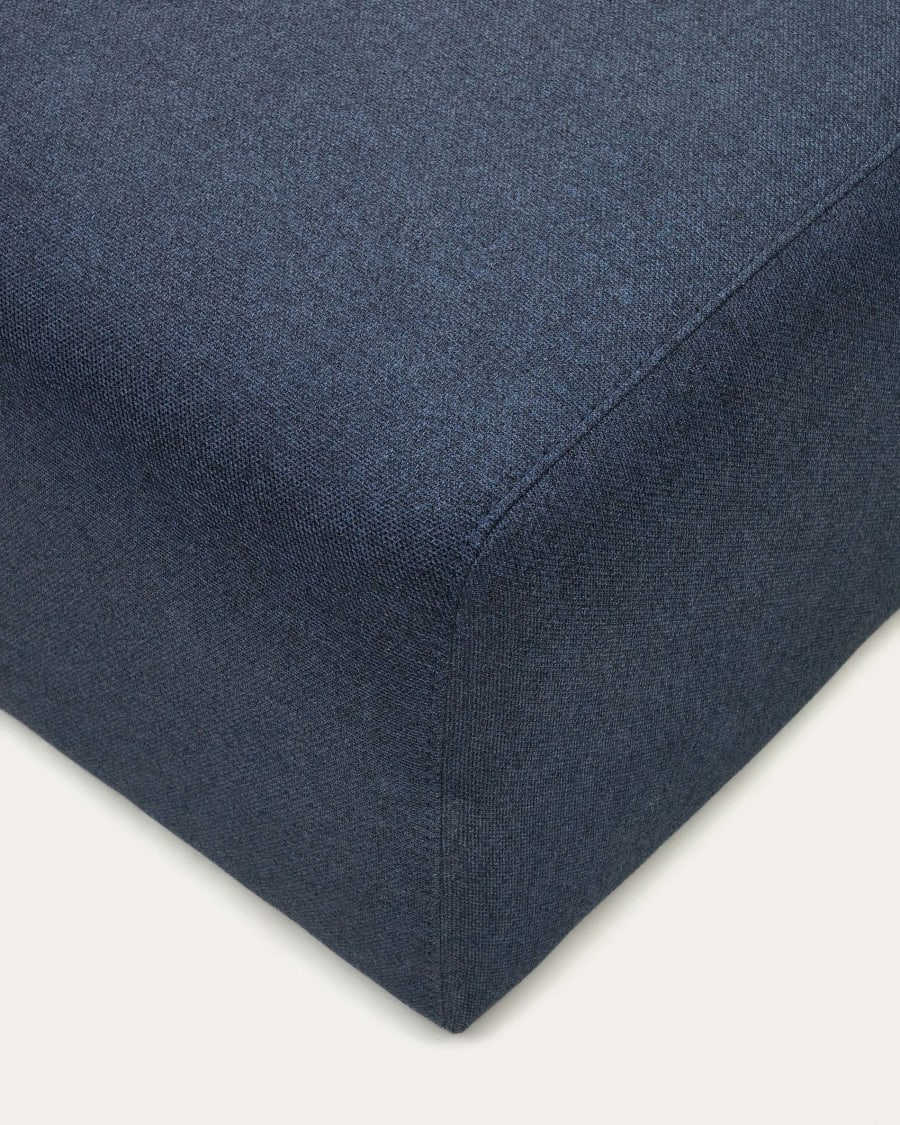Neom footrest in blue, 75 x 64 cm FSC Mix Credit