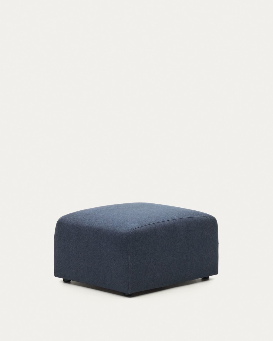 Neom footrest in blue, 75 x 64 cm FSC Mix Credit