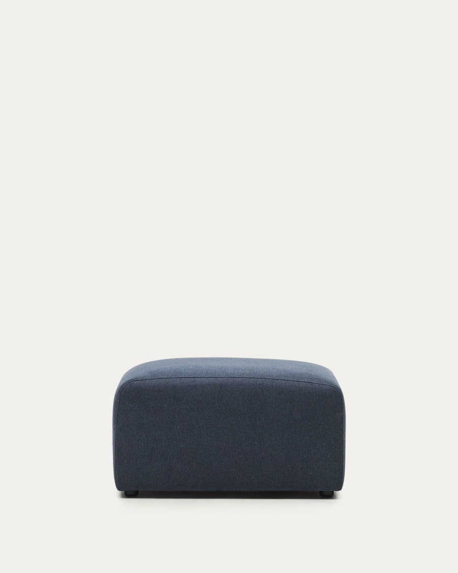 Neom footrest in blue, 75 x 64 cm FSC Mix Credit