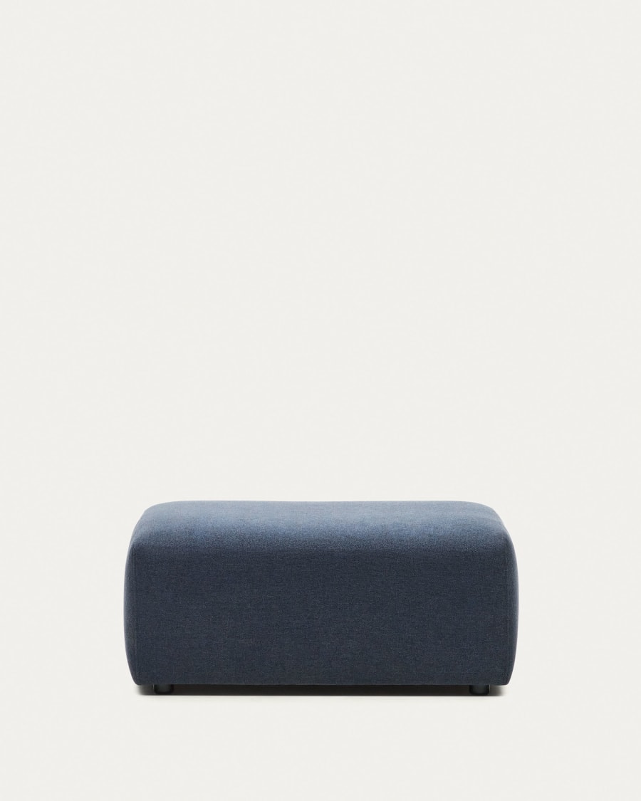 Neom end pouffe in blue, 75 x 89 cm FSC Mix Credit