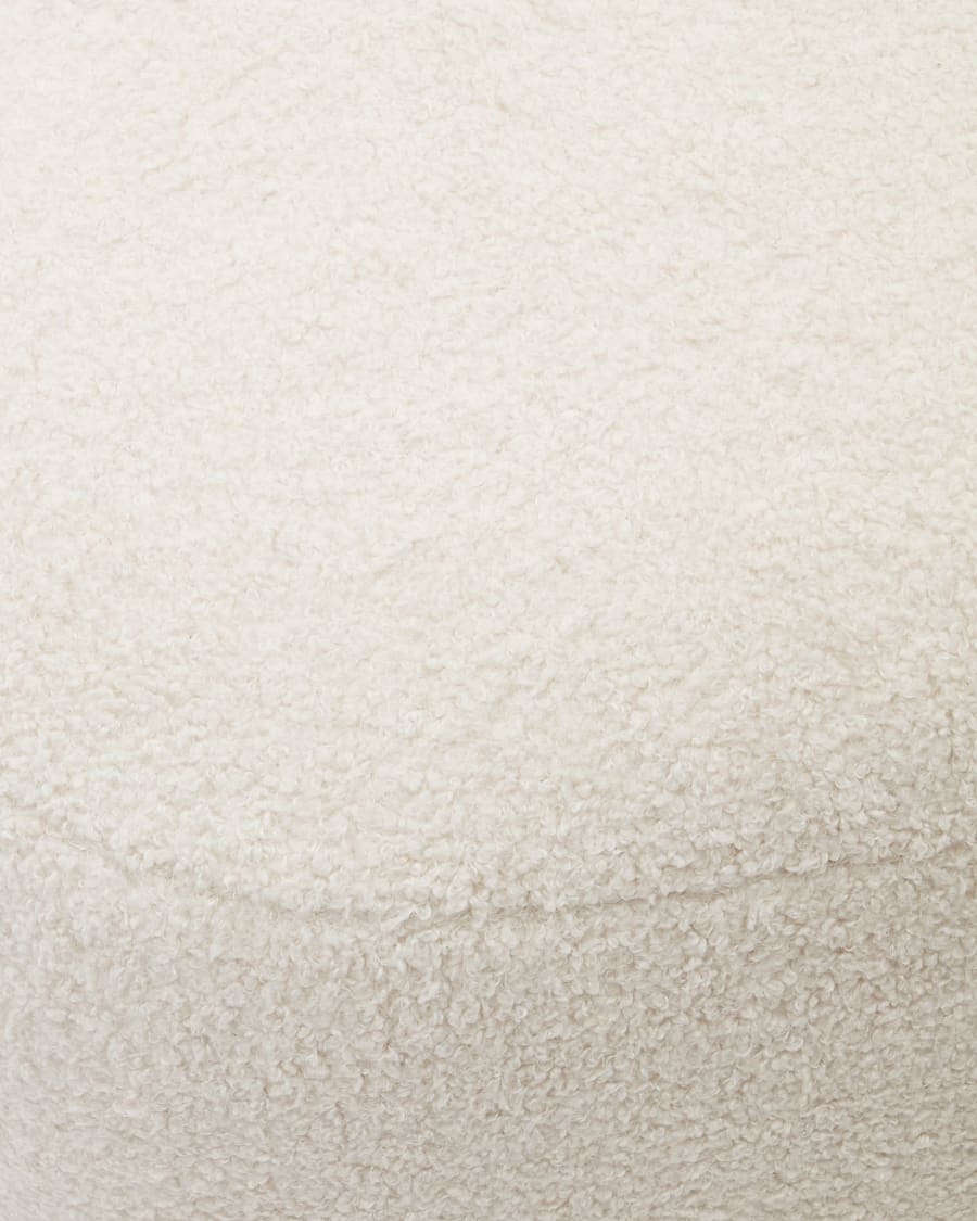 Martina ecru bouclé footrest 123 x 85 cm FSC Mix Credit