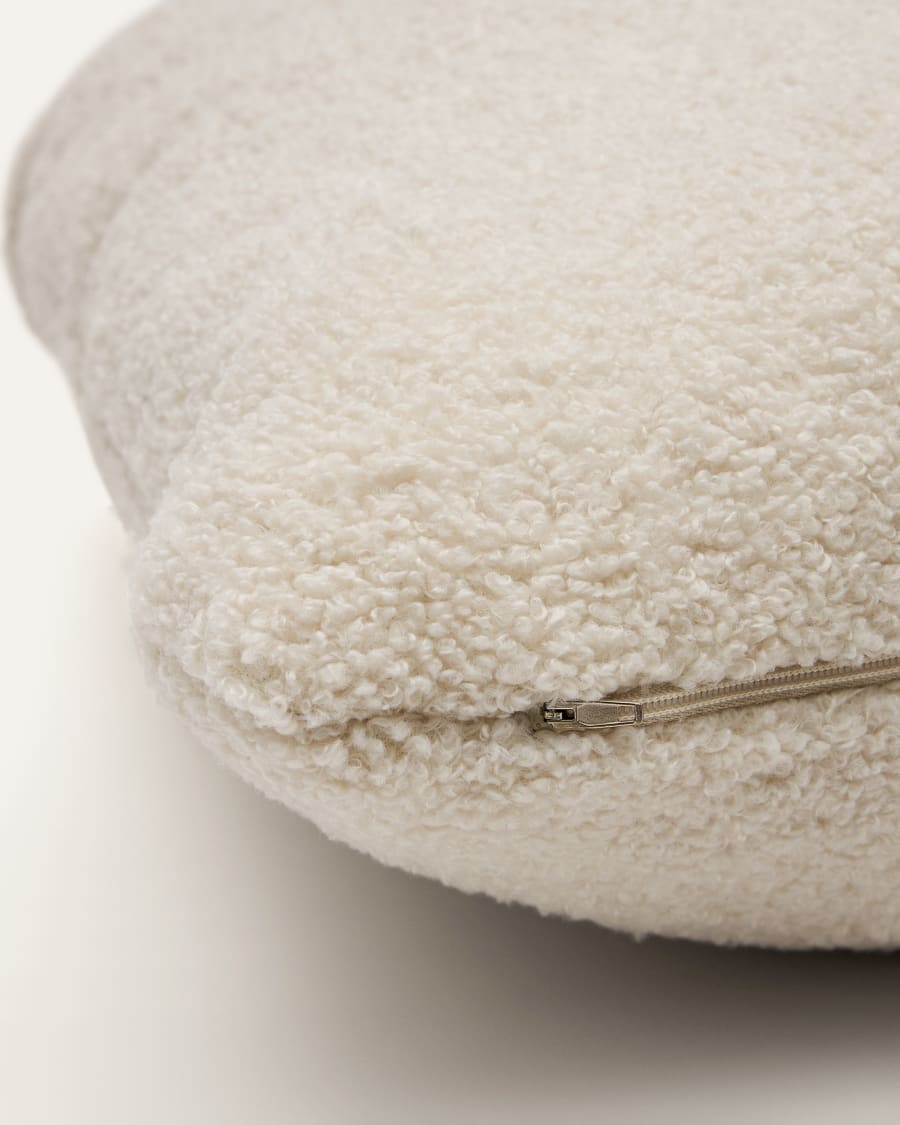 Martina cushion ecru bouclé 52 x 52 cm