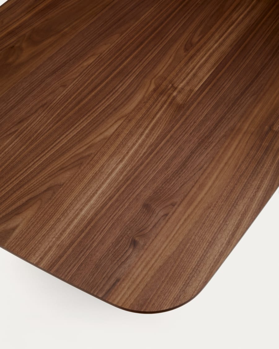 Litto table made from walnut veneer, 200 x 100 cm