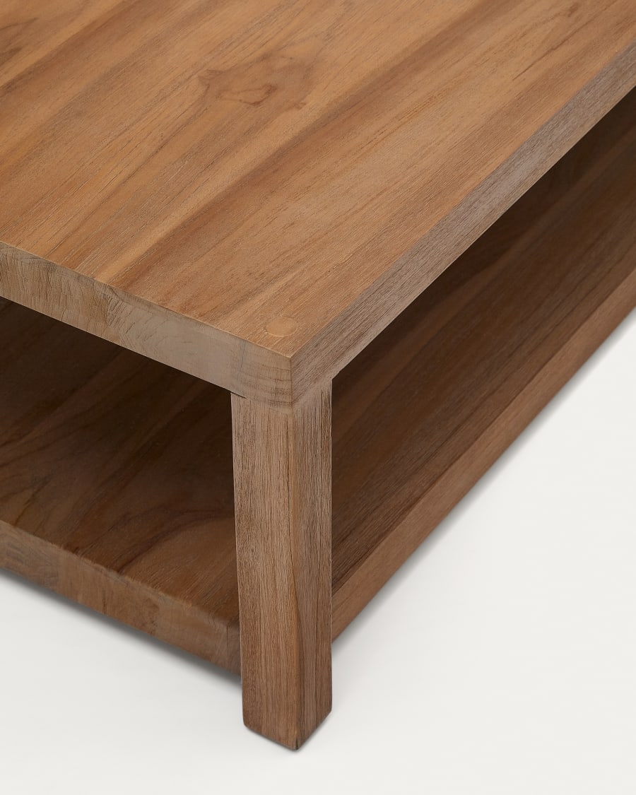 Sashi side table made in solid teak wood 90 x 90 cm