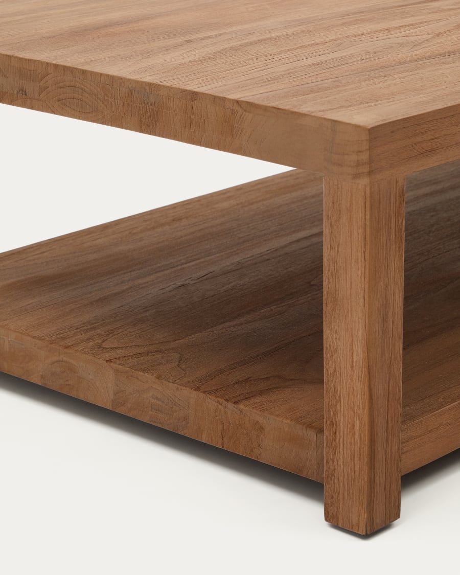 Sashi side table made in solid teak wood 90 x 90 cm