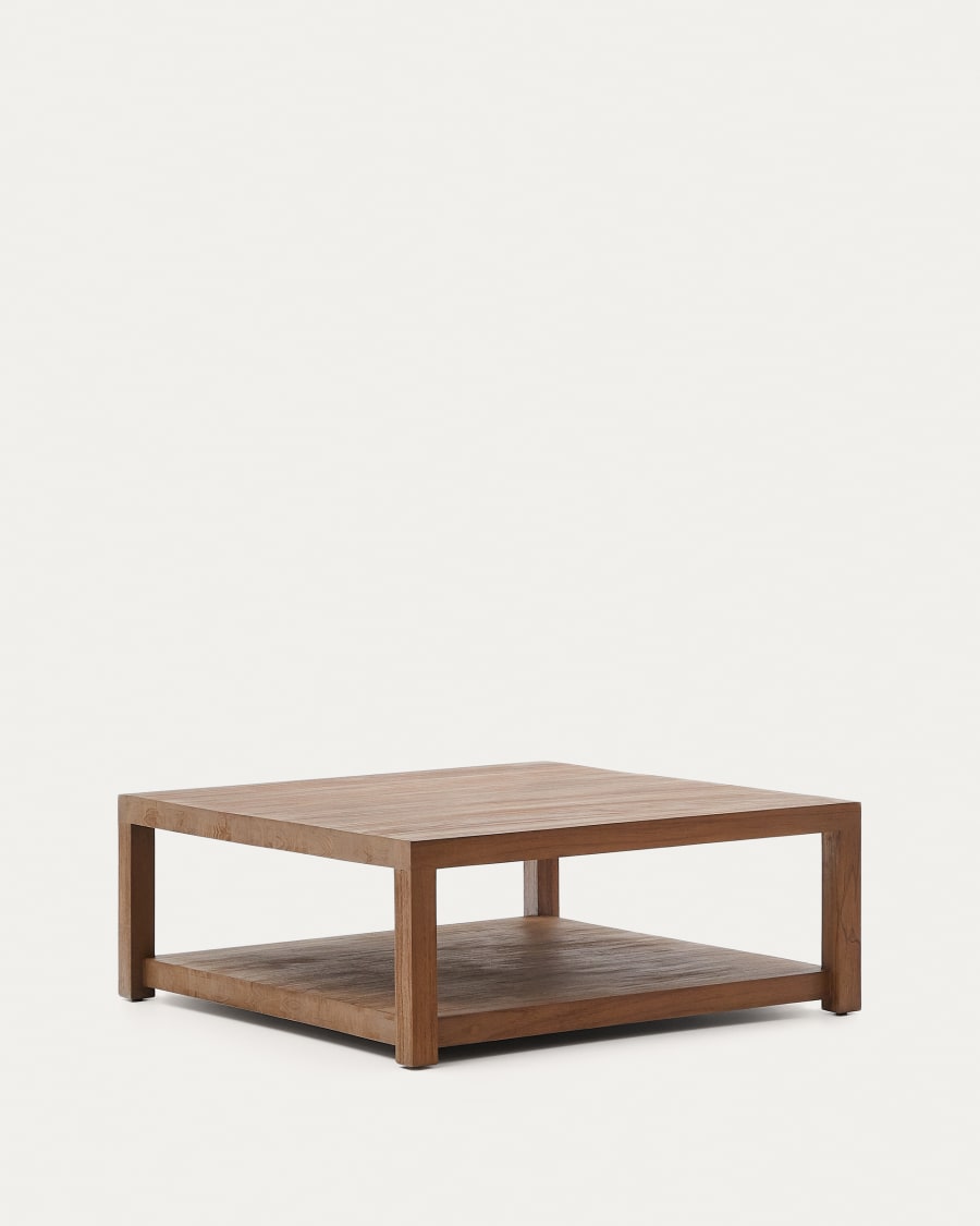 Sashi side table made in solid teak wood 90 x 90 cm