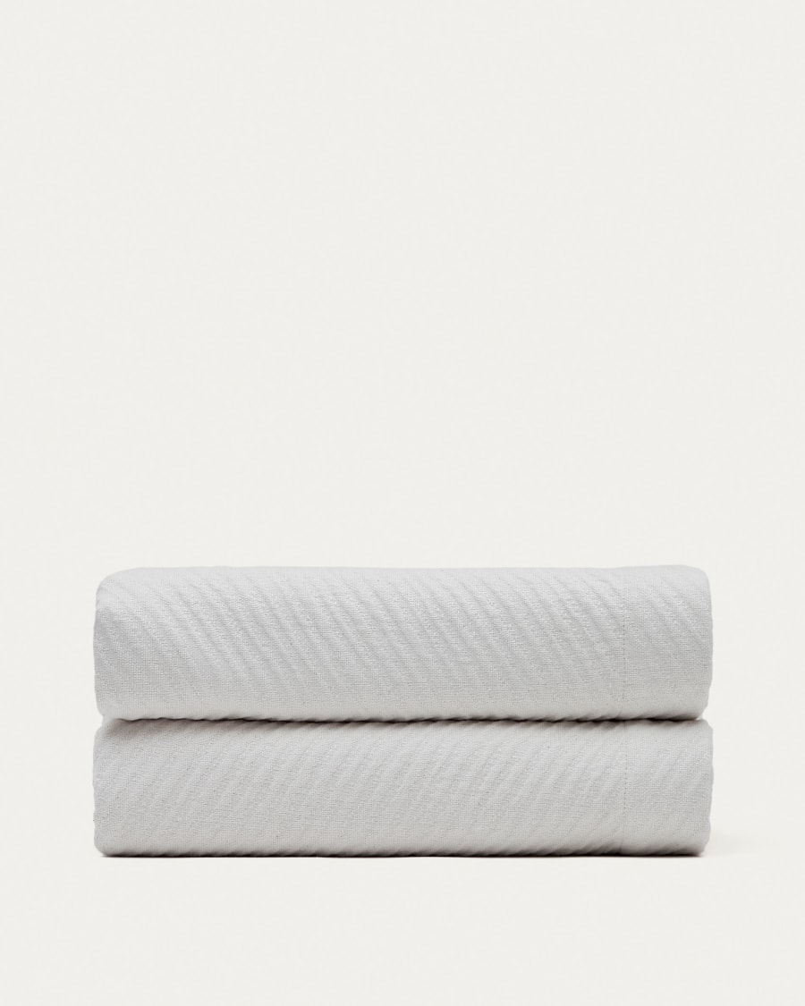 Berga quilt in white cotton for 90/135 cm beds