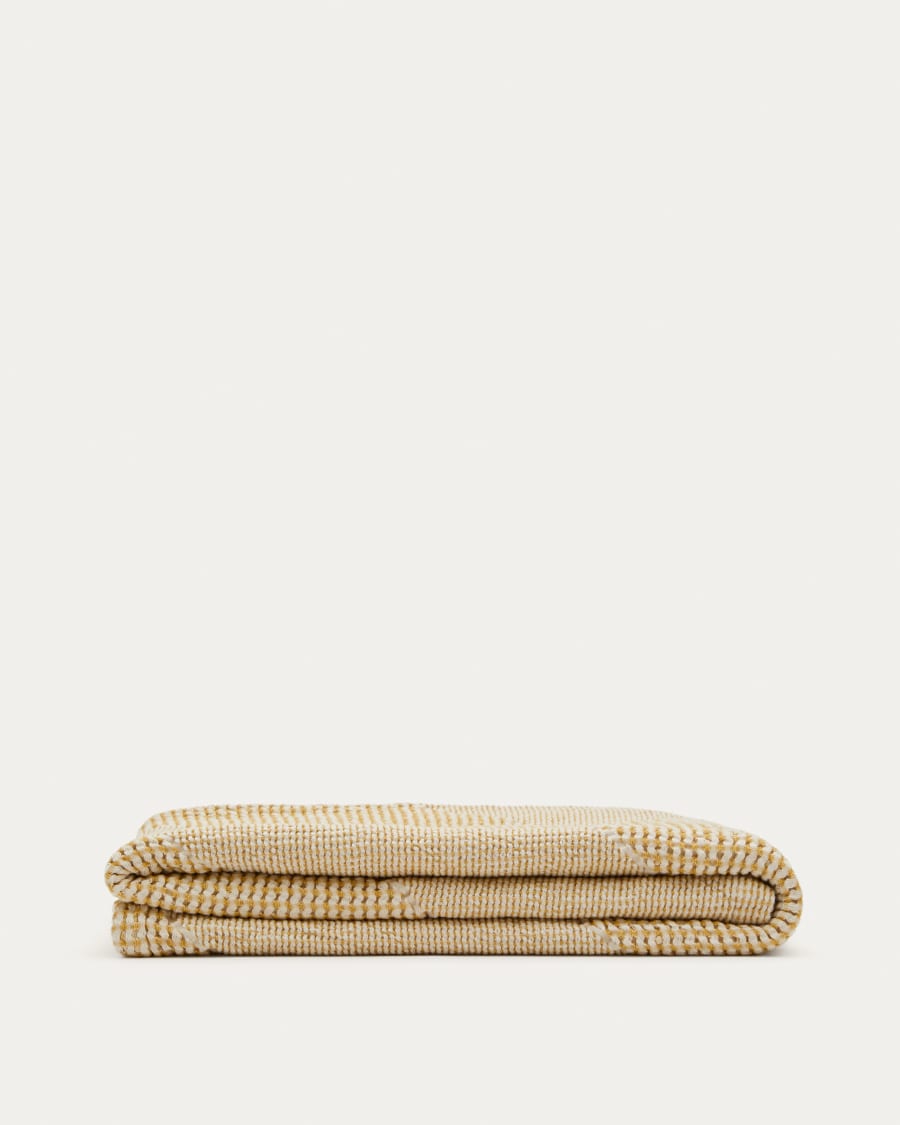 Seti blanket 100% cotton in mustard 130 x 170 cm
