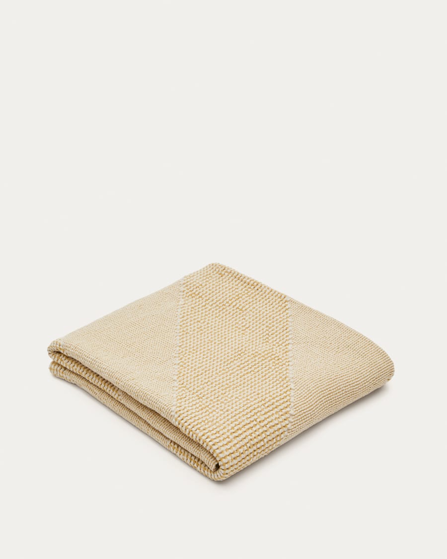 Seti blanket 100% cotton in mustard 130 x 170 cm