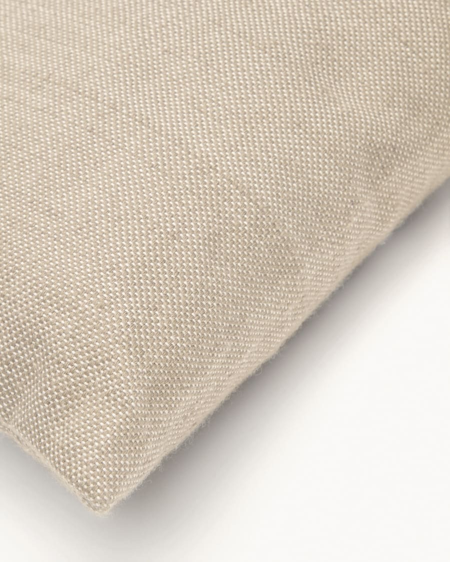 Menuda 100% PET cushion cover in beige, 60 x 60 cm