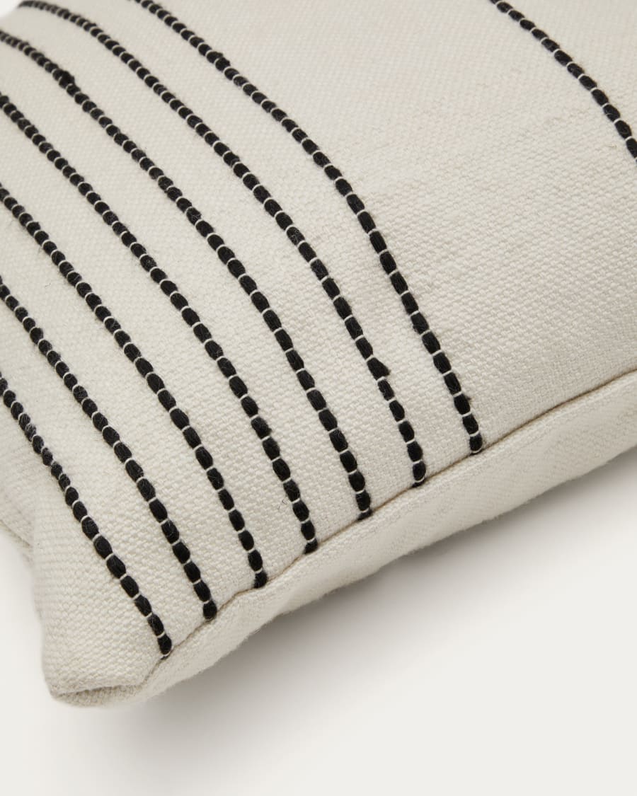 Polp white striped cushion cover 100% PET 45 x 45 cm