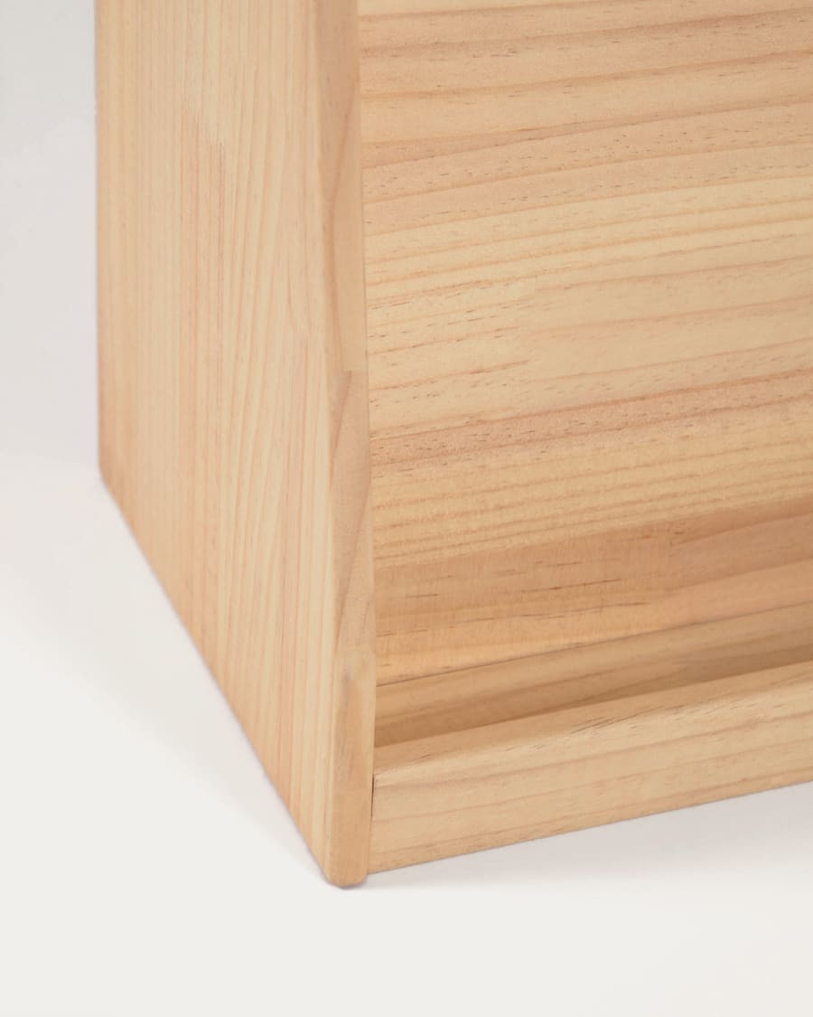 Adiventina bookcase in solid natural pine 59,5 x 69,5 cm