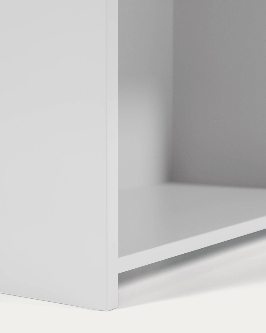 Celeste kids’ little house shelf unit in white MDF 50 x 105 cm