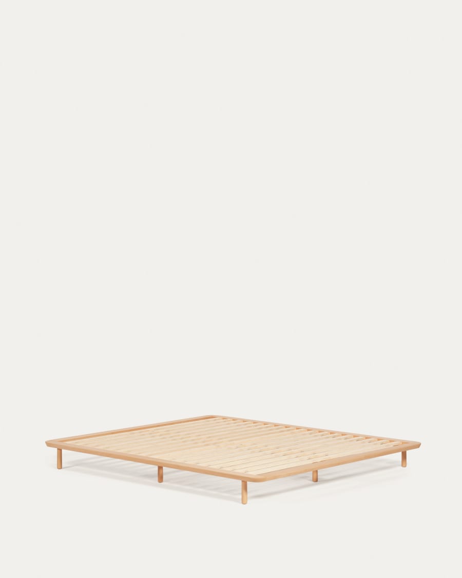 Anielle bed made from solid ash wood for a 160 x 200 cm mattress