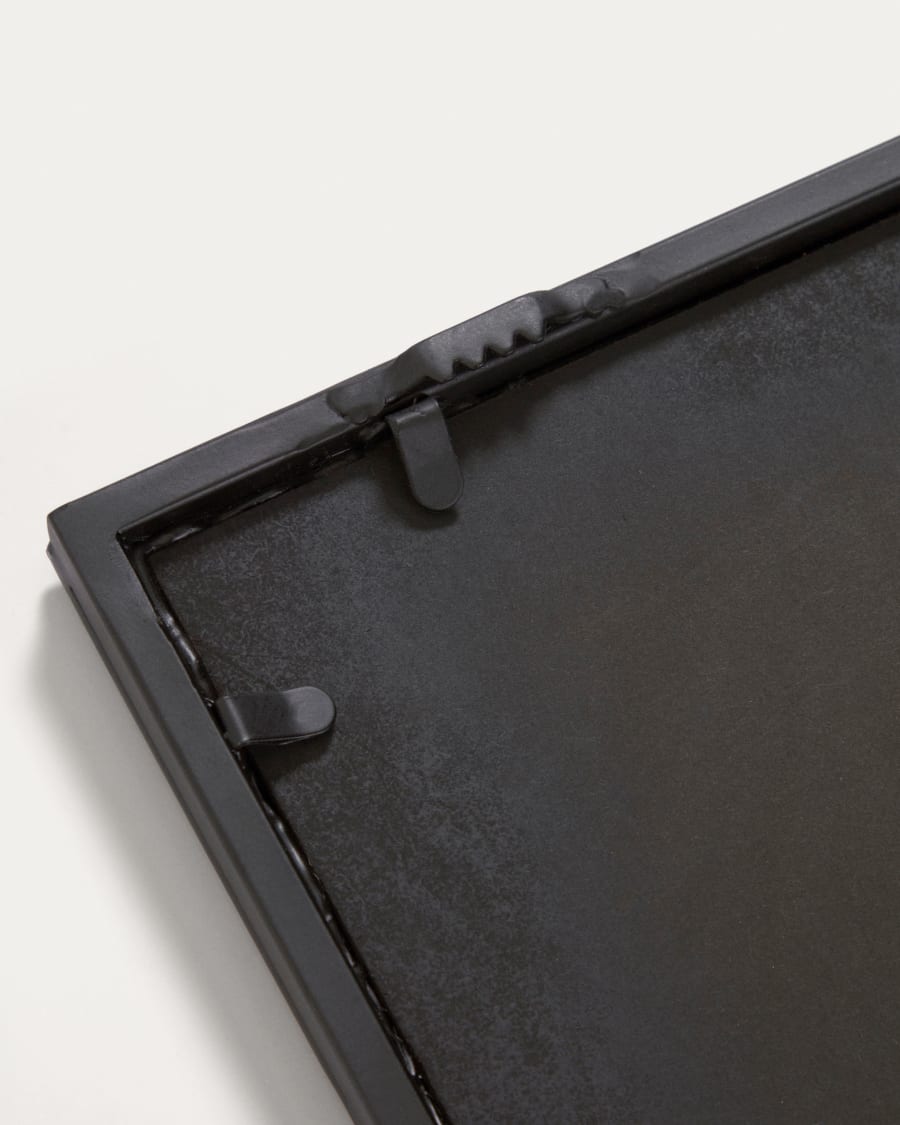 Ulrica standing mirror in black metal 100 x 160 cm