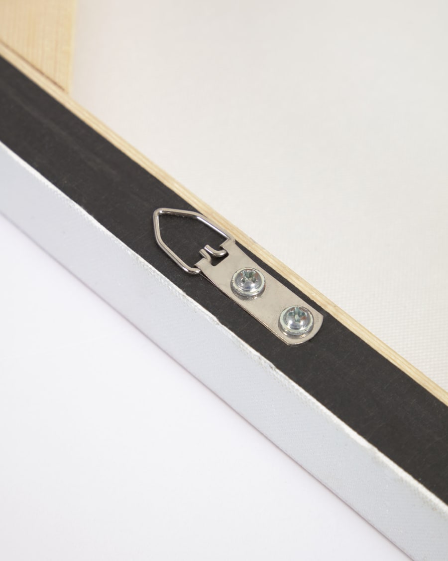 Vinka set of 2 white and grey canvases 30 x 40 cm