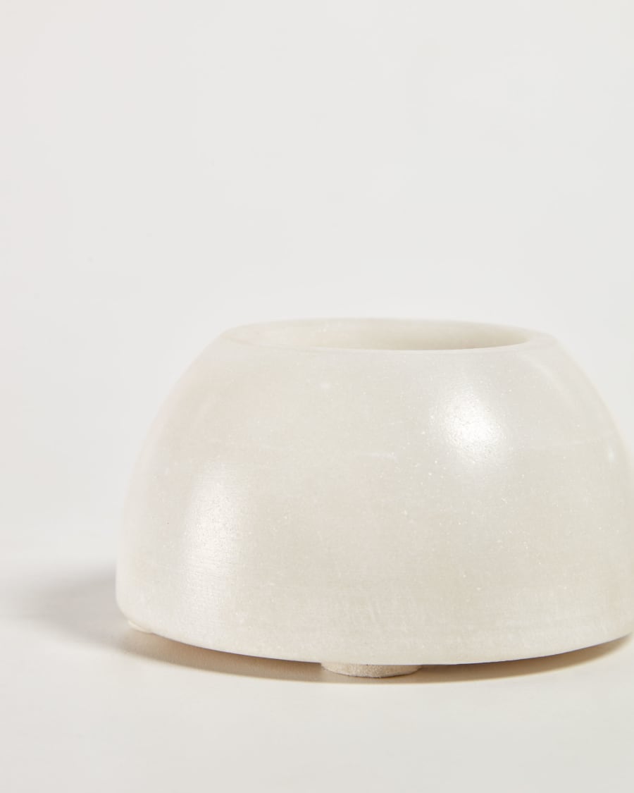 Cinderella white marble egg cup