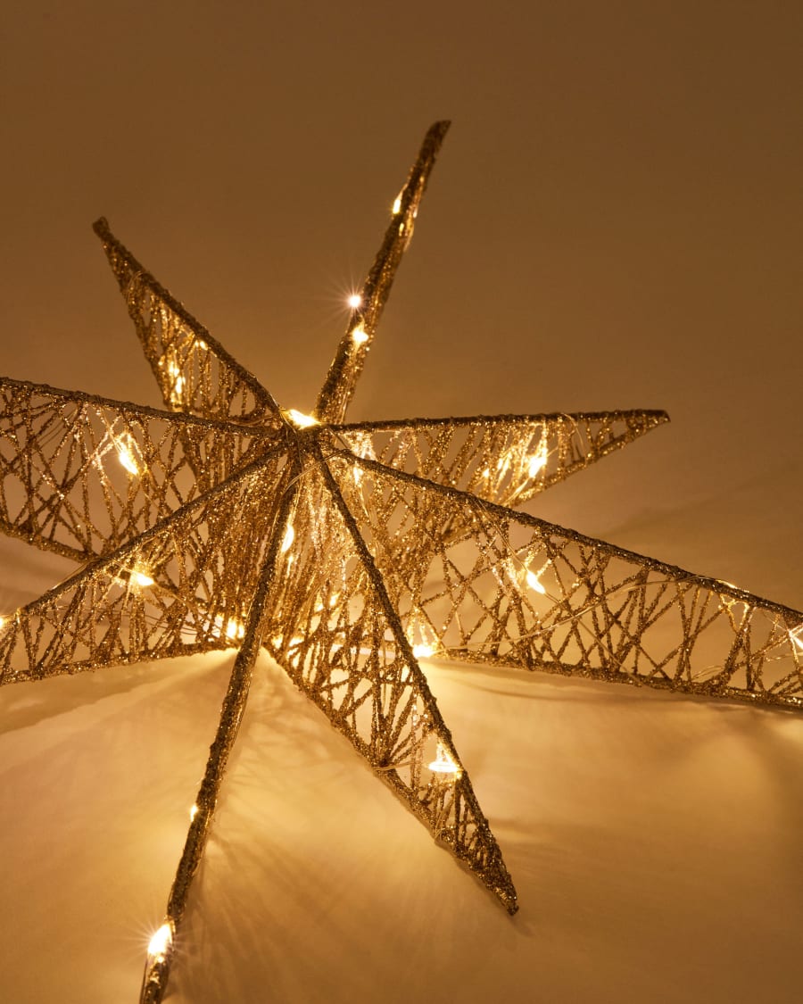 Teodelina light-up star in gold