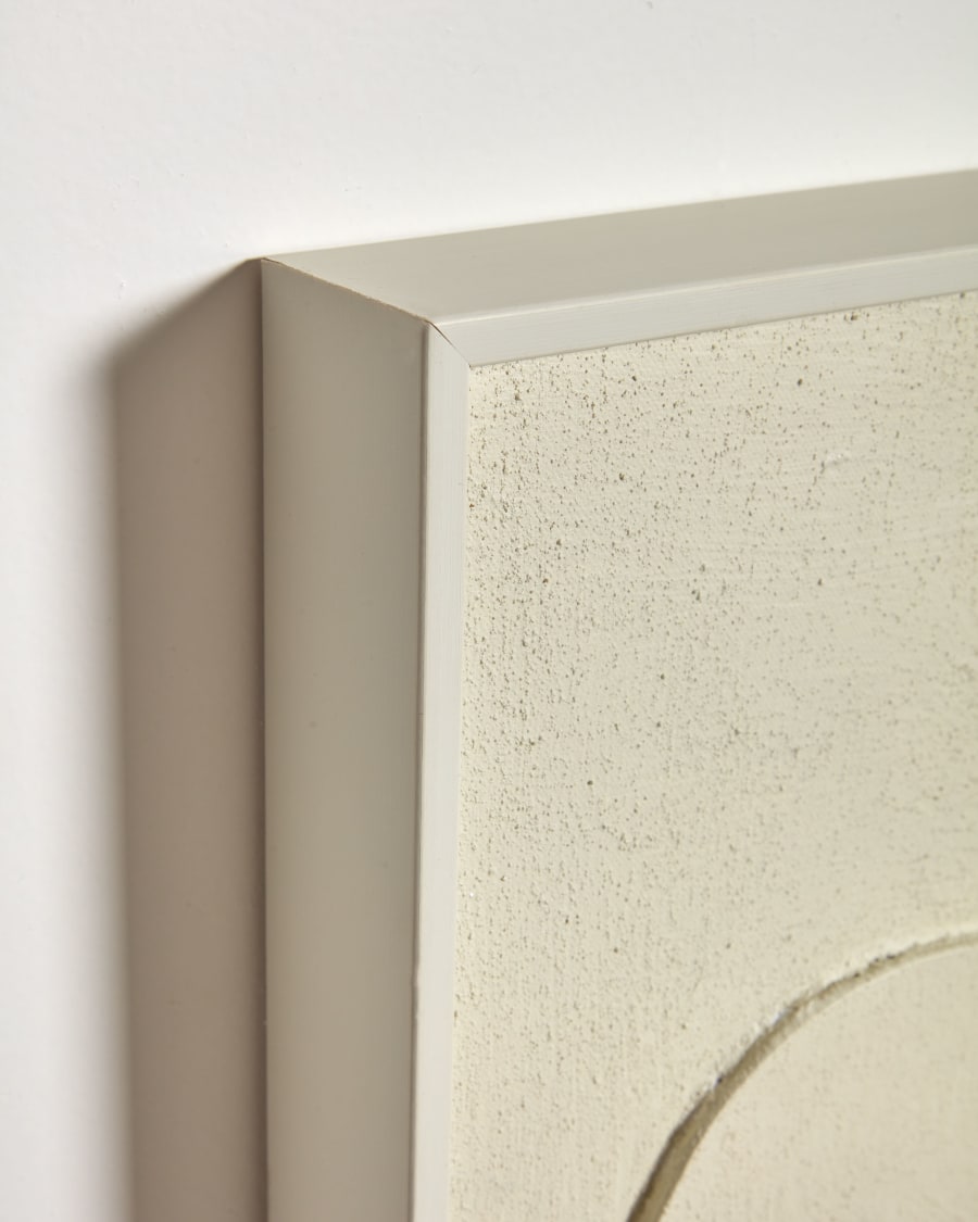 Talin abstract painting beige, 60 x 90 cm