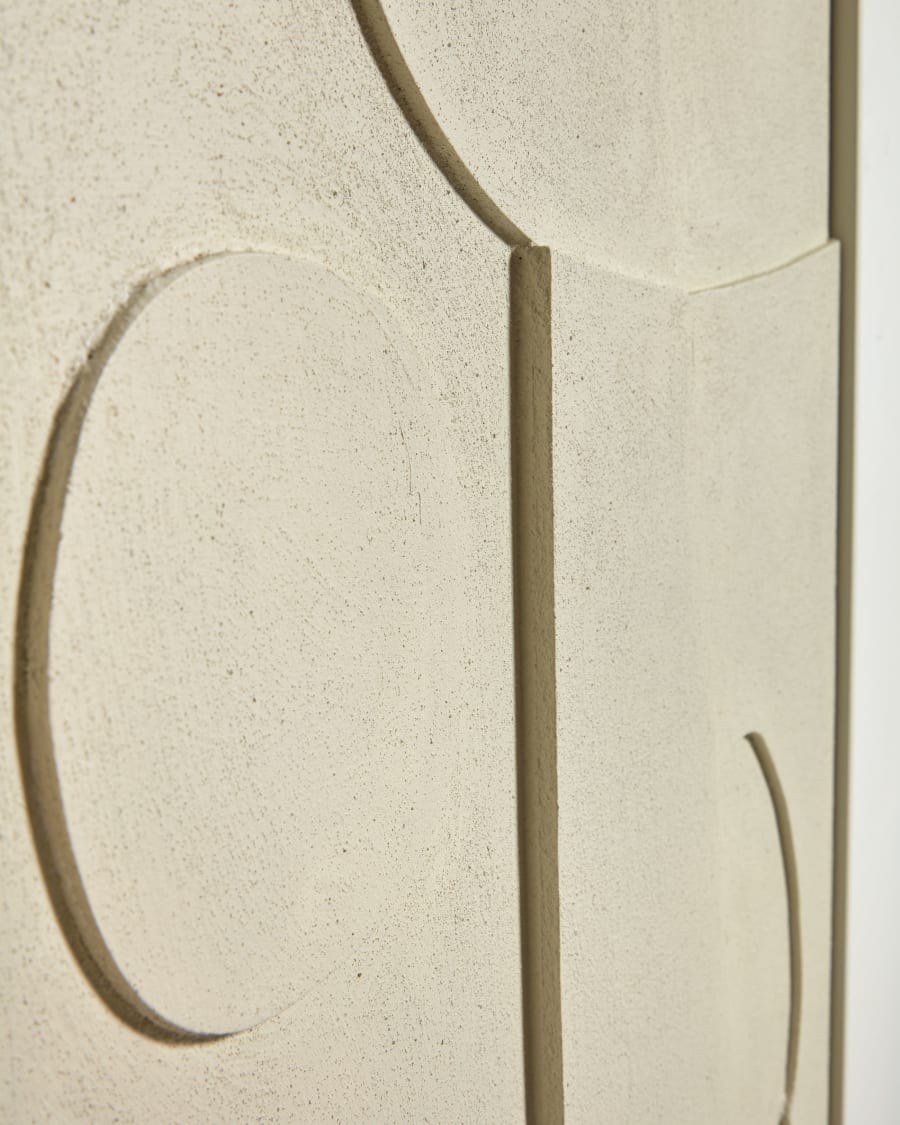 Talin abstract painting beige, 60 x 90 cm