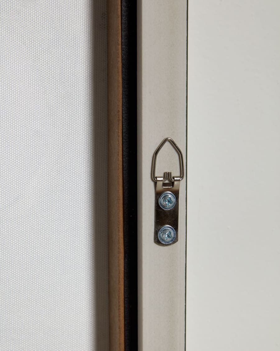 Suilen white and brown frame, 60 x 90 cm