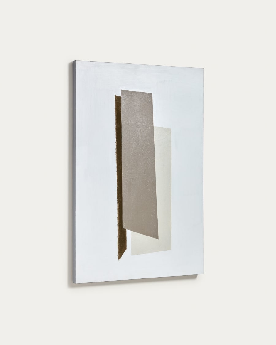 Suilen white and brown frame, 60 x 90 cm