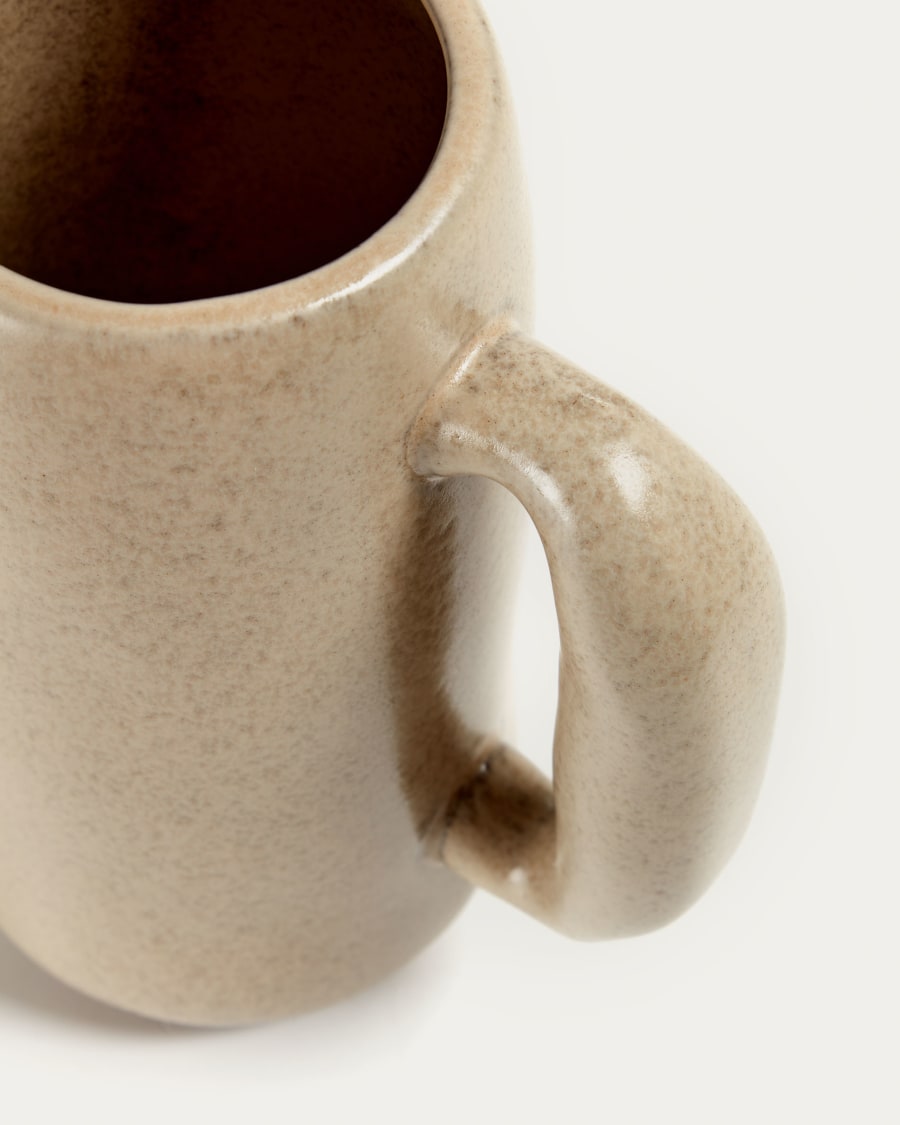 Tersilia jug in brown ceramic