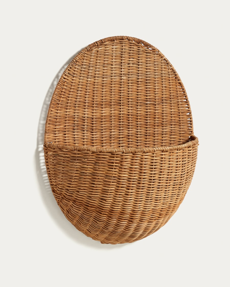 Rattan wall basket new arrivals