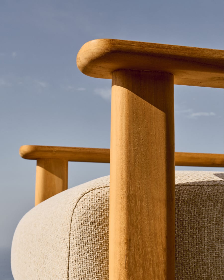 Tirant armchair made from solid teak wood FSC 100%