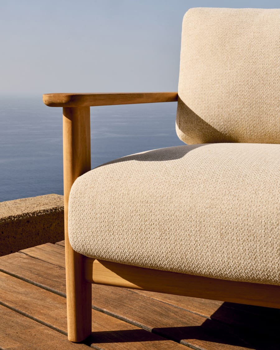 Tirant armchair made from solid teak wood FSC 100%