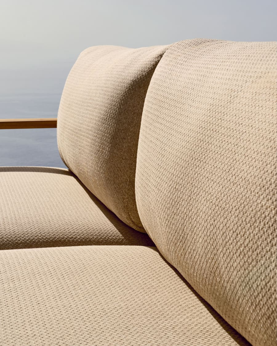 Tirant 3-seater sofa made from solid teak wood 212 cm FSC 100%