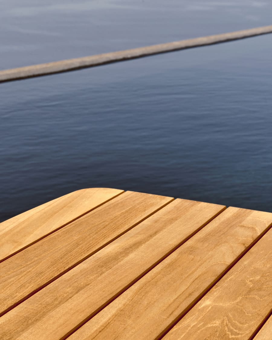 Tirant coffee table made from solid teak wood 140 x 70 cm FSC 100%