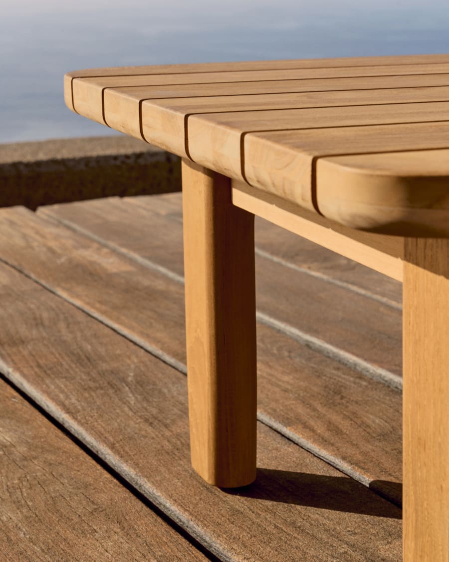 Tirant side table made from solid teak wood 70 x 70 cm FSC 100%