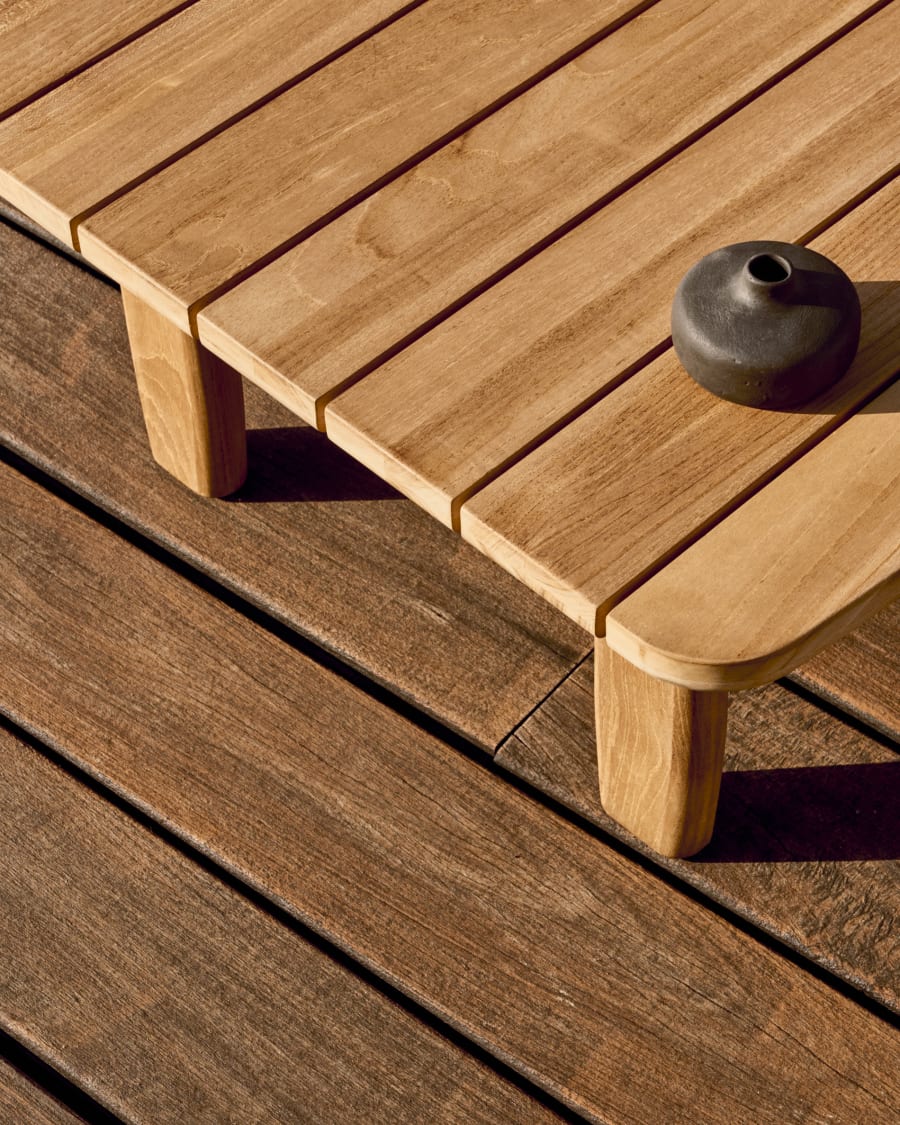 Tirant coffee table made from solid teak wood 140 x 70 cm FSC 100%