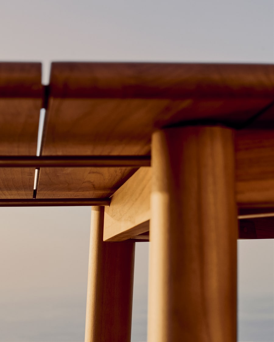 Turqueta extendable table made from solid teak wood, 220 (294) x 100 cm, FSC 100%