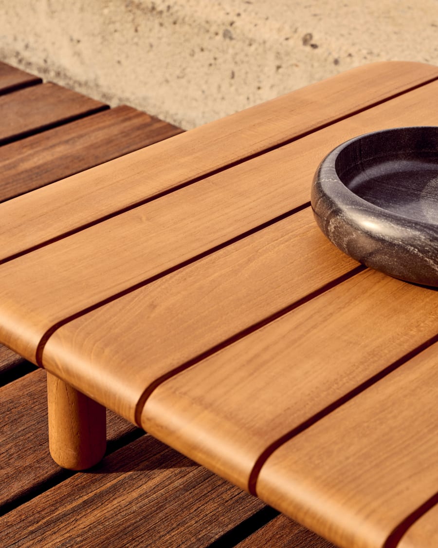 Turqueta coffee table made from solid teak wood, 140 x 70 cm, FSC 100%