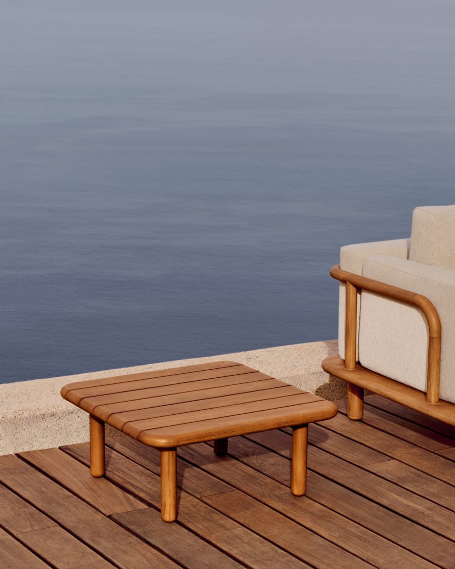 Turqueta coffee table made from solid teak wood, 70 x 70 cm, FSC 100%