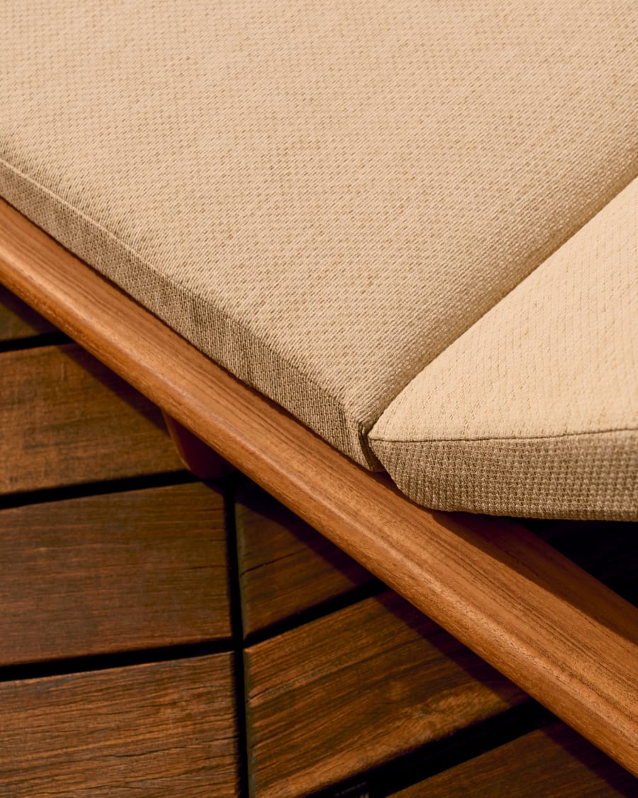 Turqueta sun lounger made from solid teak wood FSC 100%