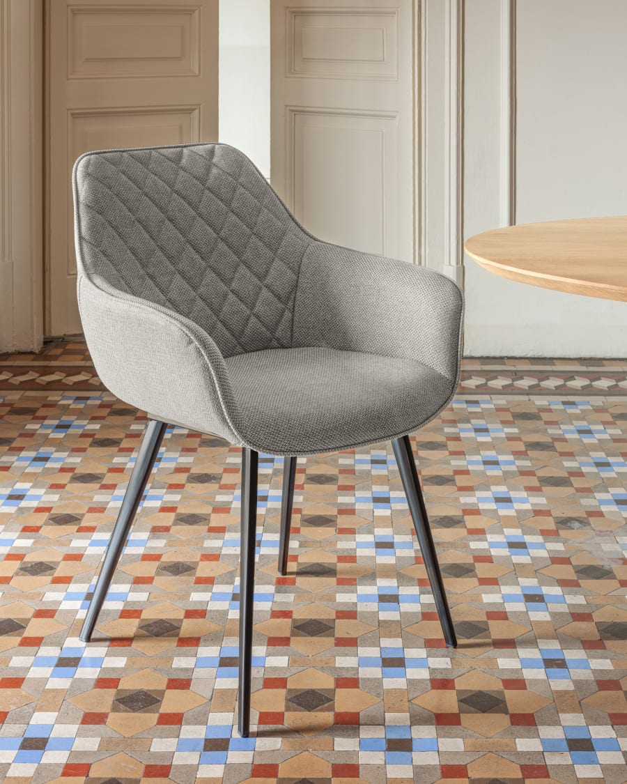 Amira light grey chair