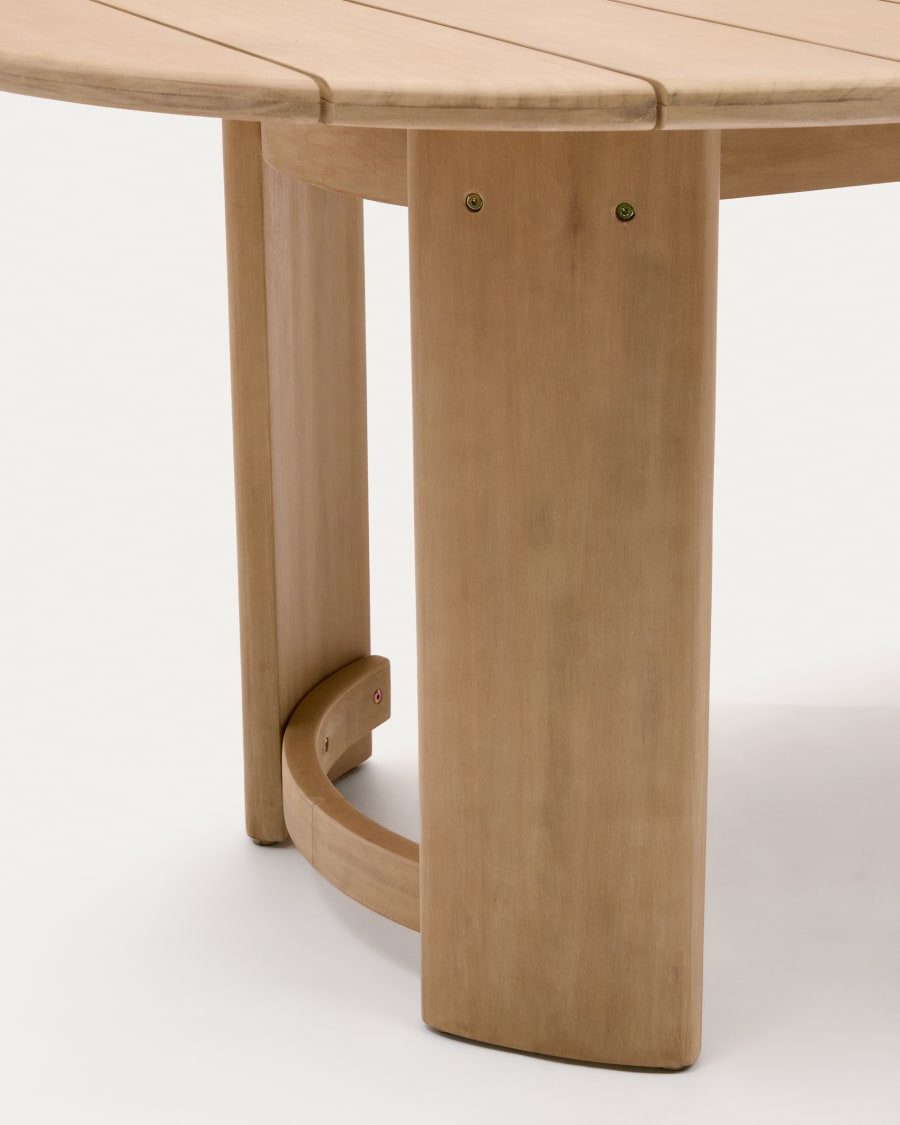 Xoriguer table made of solid eucalyptus wood, 280 x 110 cm, FSC 100%