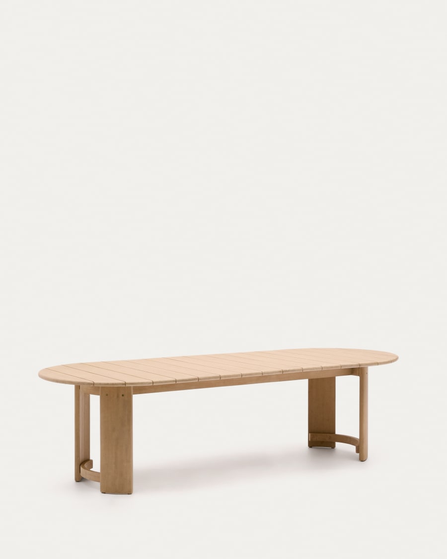 Xoriguer table made of solid eucalyptus wood, 280 x 110 cm, FSC 100%