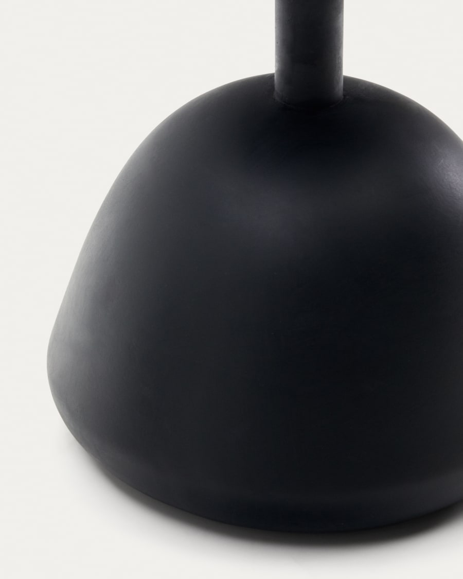 Saura Outdoor Table Base made of Steel with Black Painted Finish Ø 28 x 32 cm