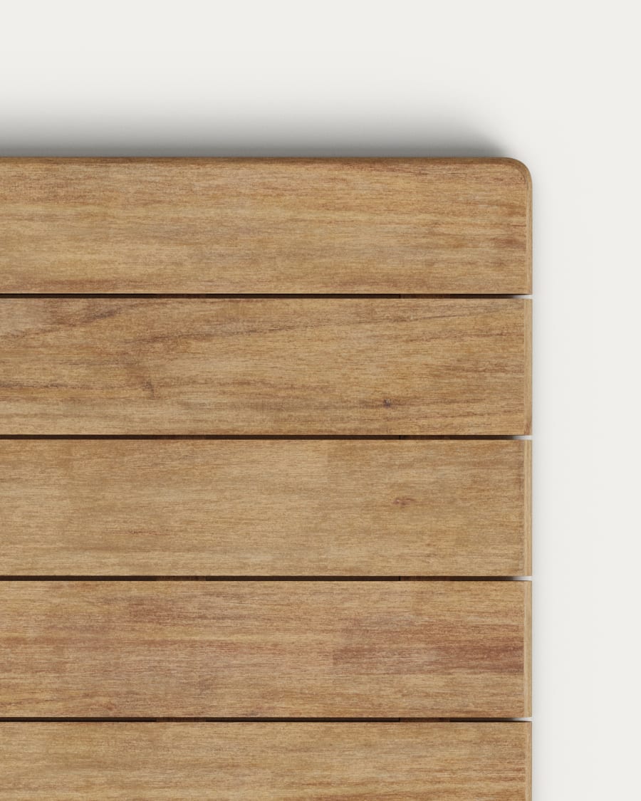 Saura square table top made of acacia wood in a natural finish, 70 x 70 cm FSC 100%