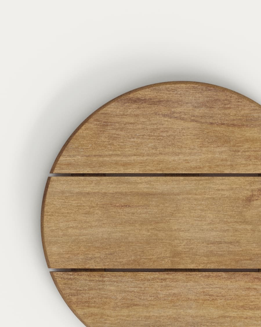 Saura round table top made of acacia wood in a natural finish, Ø43 cm FSC 100%