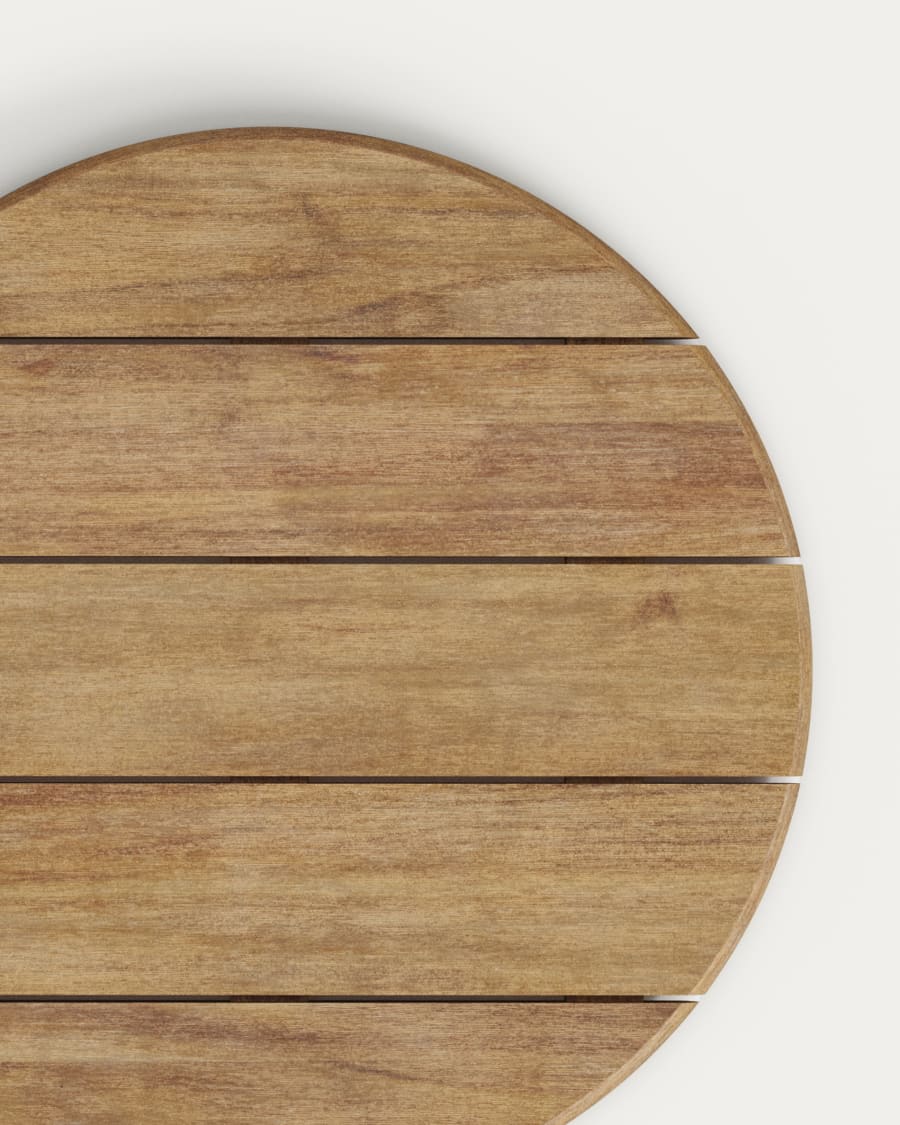 Saura round table top made of acacia wood in a natural finish, Ø70 cm FSC 100%