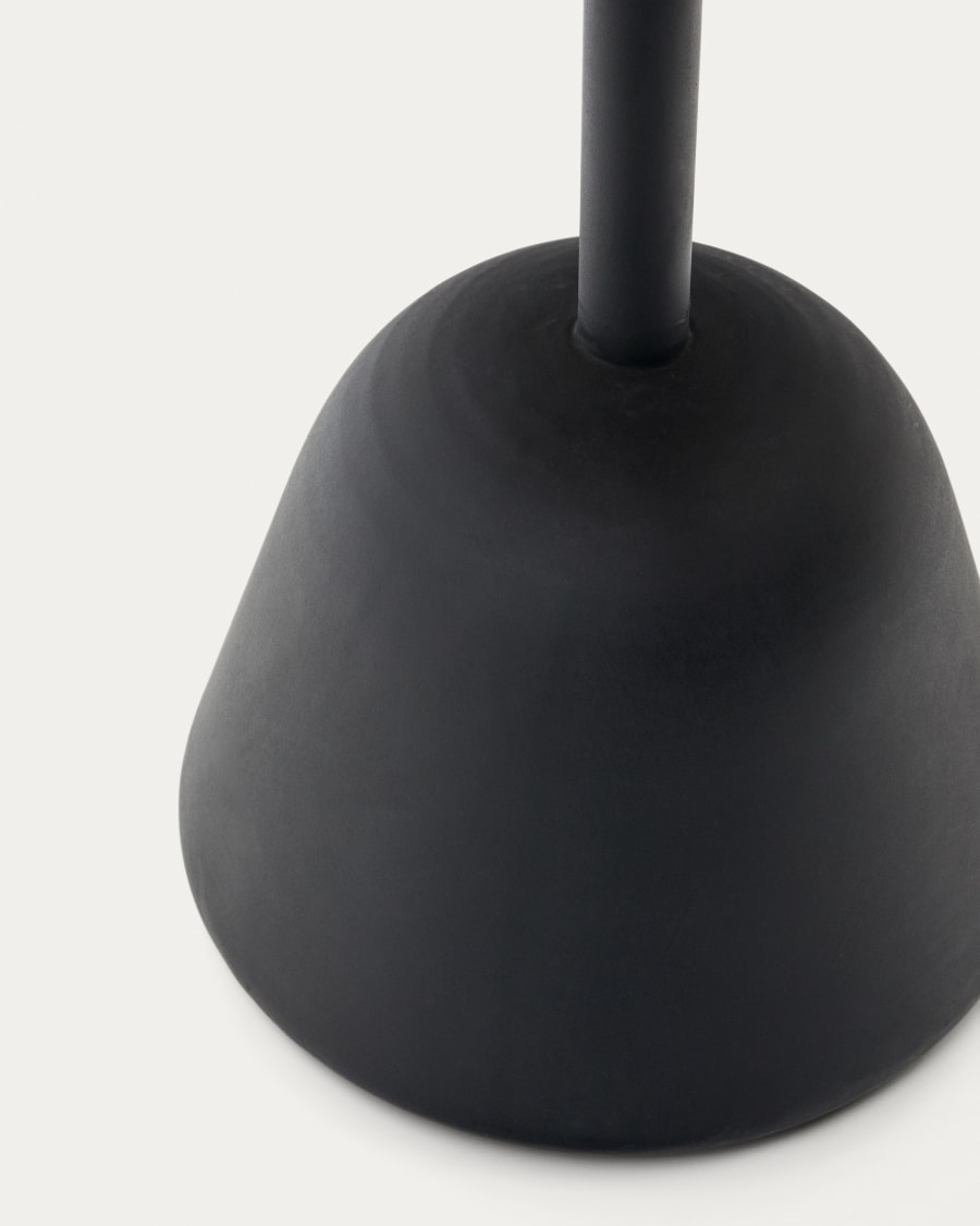 Saura Outdoor Table Base made of Steel with Black Painted Finish Ø 37 x 75 cm