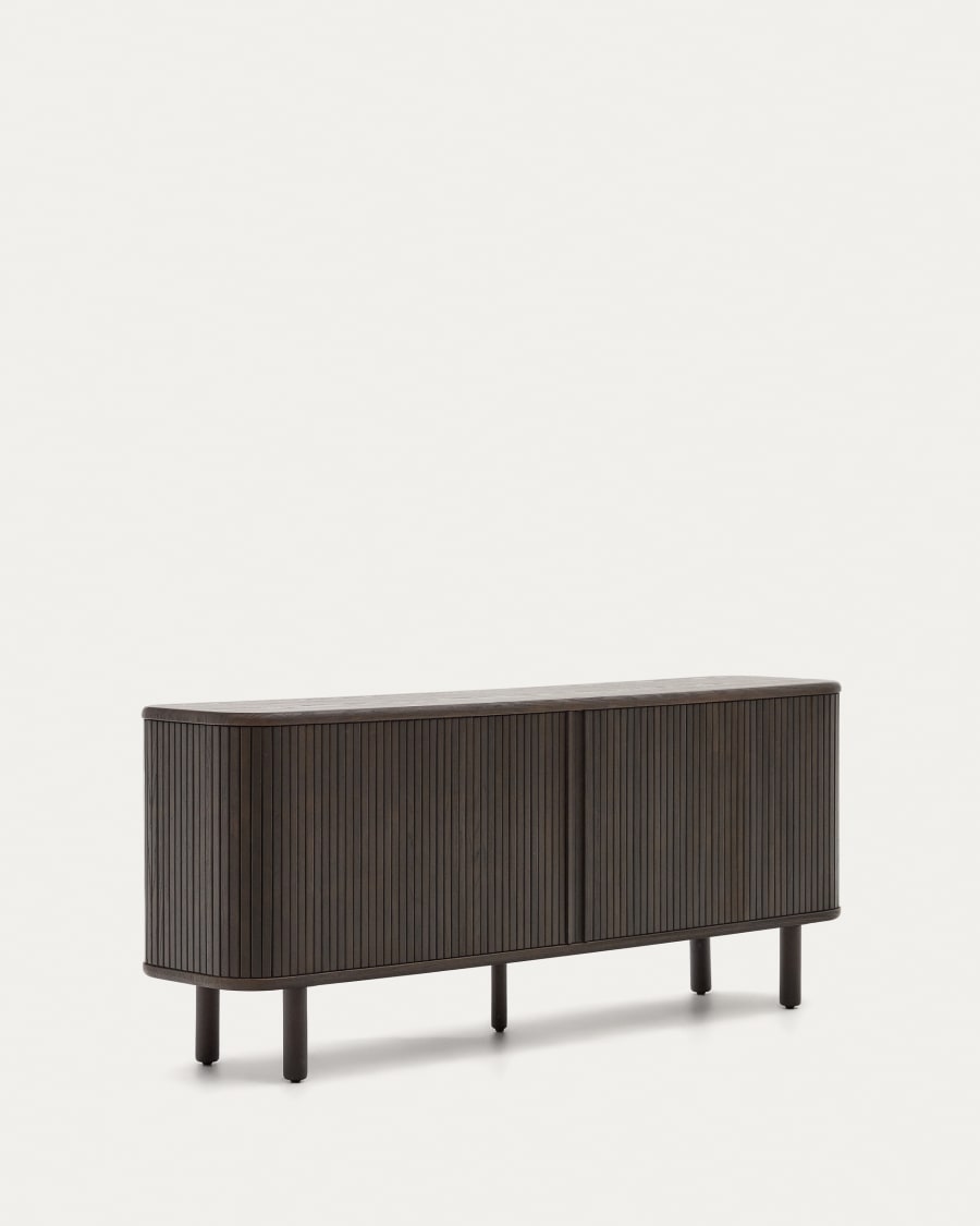 Mailen 2 door sideboard in ash veneer with a dark finish 180 x 75 cm