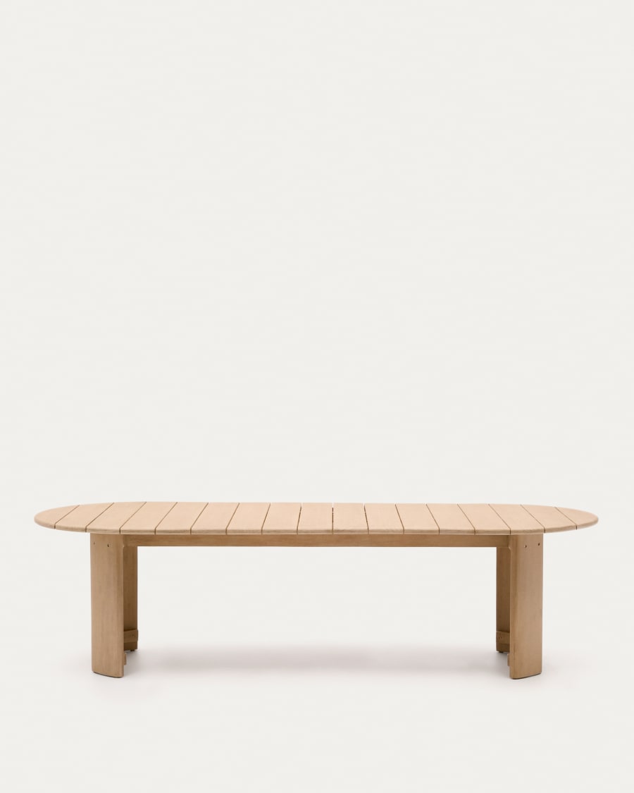 Xoriguer table made of solid eucalyptus wood, 280 x 110 cm, FSC 100%