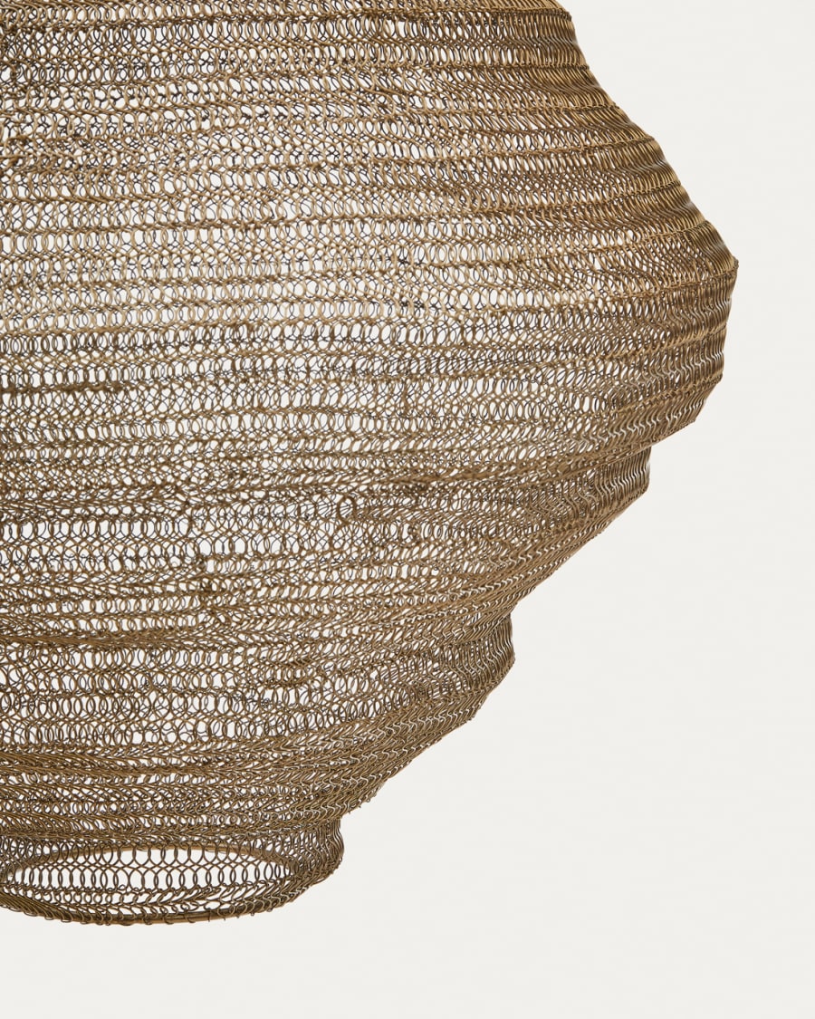 Sarraco gold metal ceiling lamp Ø 48,5 cm